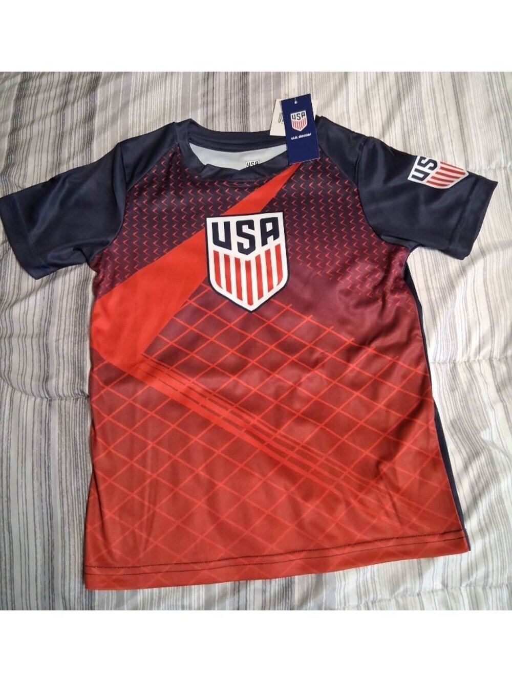 NWT FIFA World Cup 2026 Team USA T-Shirt Polyester Youth XS 4/5 MSRP $19.99